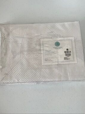 Martha Stewart Collection Atmosphere Shower Curtain White